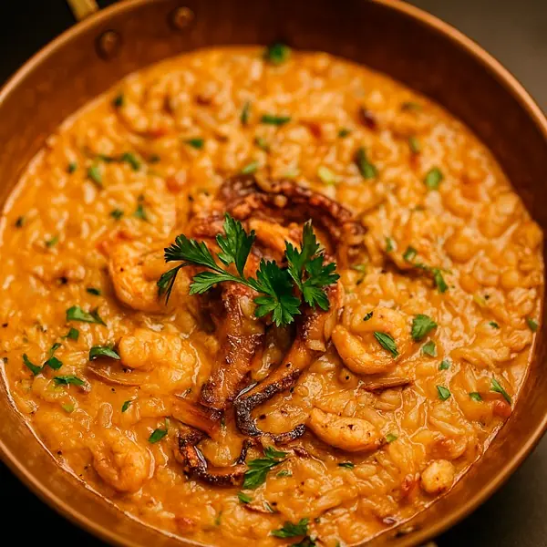 Arroz de Polvo com Camarões (para 2)